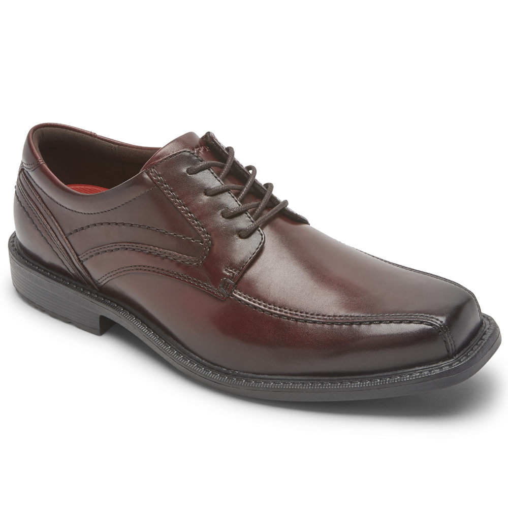 Rockport Mens Oxfords Dark Brown - Style Leader 2 Bike Toe - UK 048-NFKVBW